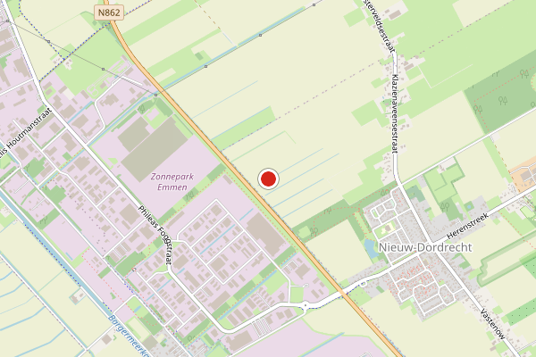 Brandweer-melding op 29 juni, kaart-overzicht