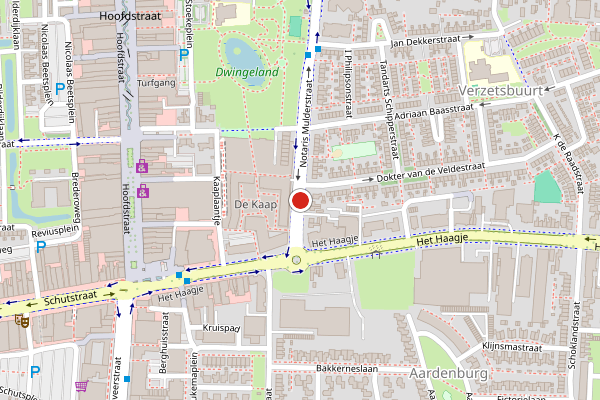 Brandweer-melding op Notaris Mulderstraat, Hoogeveen op 2 juli, kaart-overzicht
