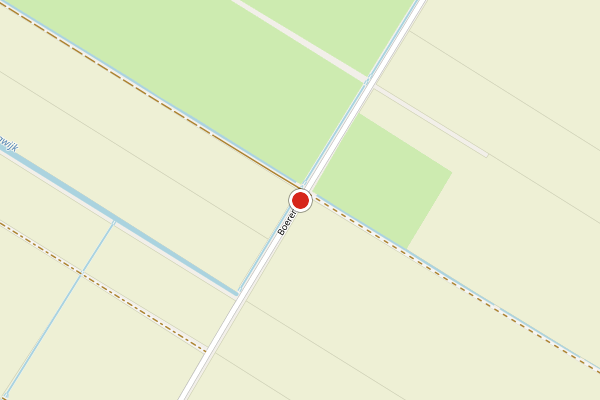 Brandweer-melding op Boerenlaan, Smilde op 7 juli, kaart-overzicht