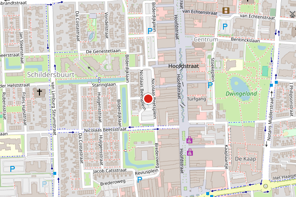 Brandweer-melding op Nicolaas Beetsplein, Hoogeveen op 8 juli, kaart-overzicht