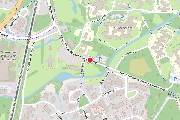 Brandweer-melding op Burgemeester Bothenius Lohmanweg, Assen op 10 juli, kaart-overzicht