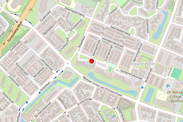Brandweer-melding op Oldengaardestraat, Assen op 10 juli, kaart-overzicht
