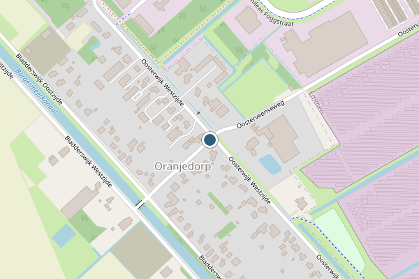 Politie-melding op Oosterveenseweg, Nieuw-Dordrecht op 13 juli, kaart-overzicht