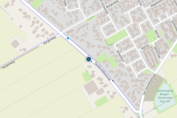 Politie-melding op Oosterveldsestraat, Emmen op 14 juli, kaart-overzicht