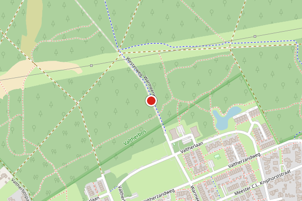 Brandweer-melding op Warmeerweg, Emmen op 30 juni, kaart-overzicht