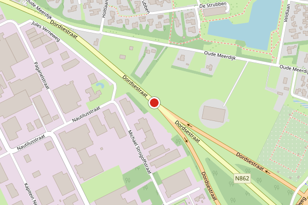 Brandweer-melding op Rondweg, Emmen op 30 juni, kaart-overzicht