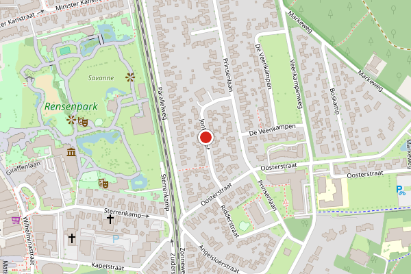 Brandweer-melding op Jonkershof, Emmen op 29 juni, kaart-overzicht