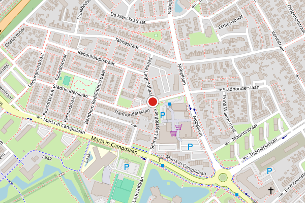 Brandweer-melding op Stadhouderslaan, Assen op 20 juli, kaart-overzicht
