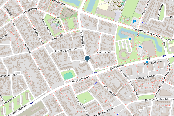 Politie-melding op Molenstraat, Assen op 22 juli, kaart-overzicht