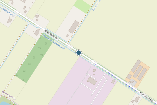 Politie-melding op Grietmanswijk, Bovensmilde op 24 juli, kaart-overzicht