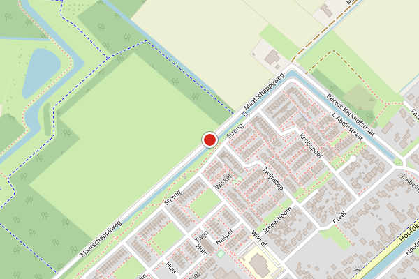 Brandweer-melding op Maatschappijweg, Emmer-Compascuum op 28 juli, kaart-overzicht