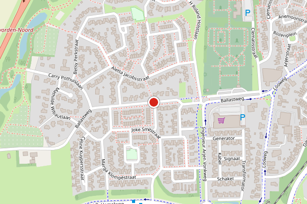 Brandweer-melding op Ballastweg, Coevorden op 19 juni, kaart-overzicht