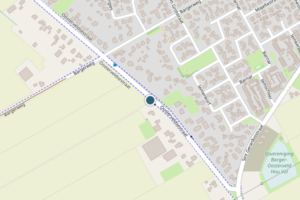 Politie-melding op Oosterveldsestraat, Emmen op 14 juli, kaart-overzicht