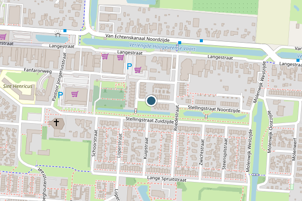 Politie-melding op Pastoor A.C. Damesstraat, Klazienaveen op 30 juli, kaart-overzicht