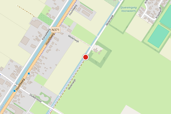 Brandweer-melding op Molenwijk, Bovensmilde op 1 augustus, kaart-overzicht