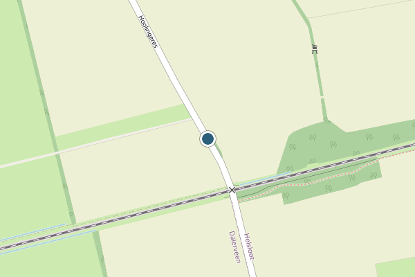 Politie-melding op De Haar, Holsloot op 2 augustus, kaart-overzicht