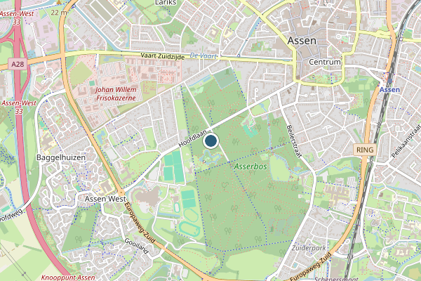 Politie-melding op Assen op 2 augustus, kaart-overzicht