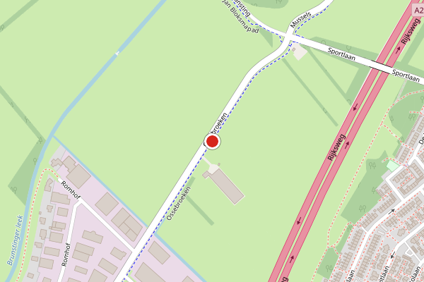 Brandweer-melding op Ossebroeken, Beilen op 3 augustus, kaart-overzicht