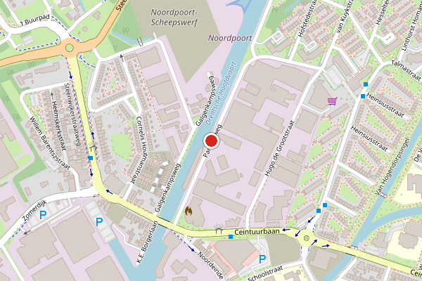 Brandweer-melding op Paradijsweg, Meppel op 4 augustus, kaart-overzicht