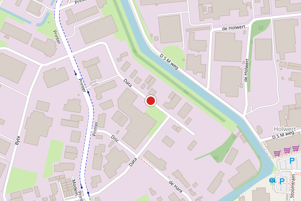 Brandweer-melding op Data, Coevorden op 5 augustus, kaart-overzicht
