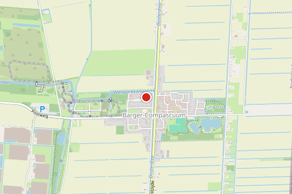 Brandweer-melding op Veenpark Berkenrode, Barger-Compascuum op 6 augustus, kaart-overzicht