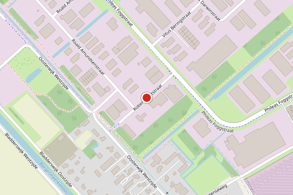 Brandweer-melding op Robert Scottstraat, Emmen op 6 augustus, kaart-overzicht