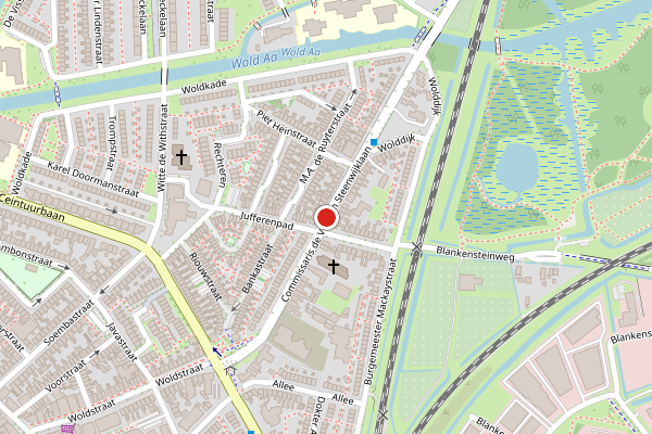 Brandweer-melding op Comm d Vos v Steenwijklaan, Meppel op 7 augustus, kaart-overzicht