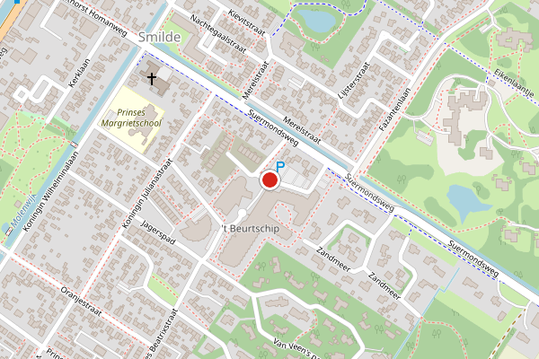 Brandweer-melding op Stuurboord, Smilde op 1 juni, kaart-overzicht