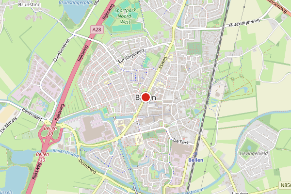 Brandweer-melding op Smeerveenweg, Beilen op 31 mei, kaart-overzicht