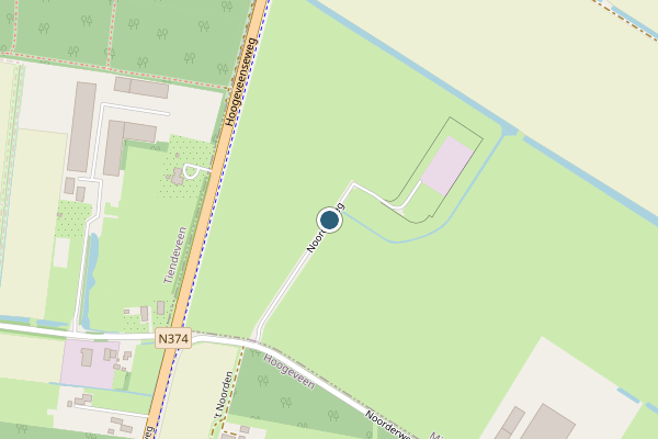 Politie-melding op Noorderweg op 26 mei, kaart-overzicht