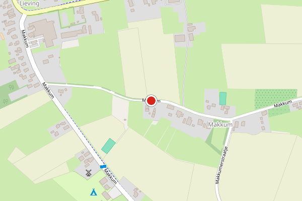 Brandweer-melding op Makkum, Beilen op 26 mei, kaart-overzicht