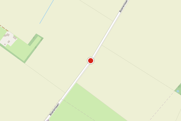 Brandweer-melding op Boerenlaan, Smilde op 19 mei, kaart-overzicht