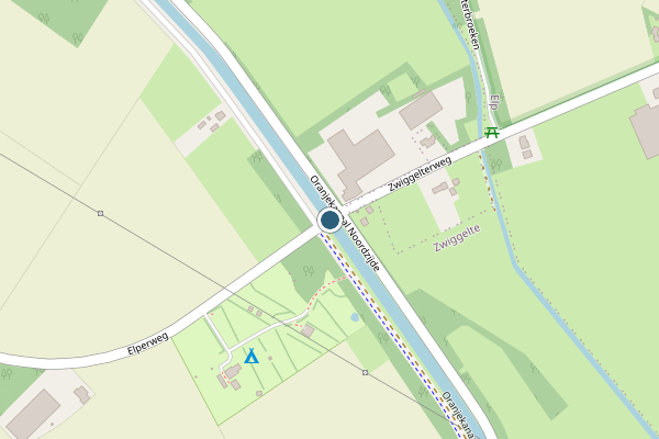 Politie-melding op Elperweg, Zwiggelte op 16 mei, kaart-overzicht