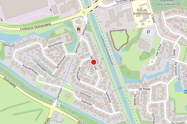 Brandweer-melding op Speenkruid, Beilen op 12 mei, kaart-overzicht