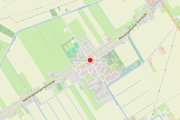 Brandweer-melding op Tramwijk ZZ, Nieuw-Weerdinge op 30 mei, kaart-overzicht