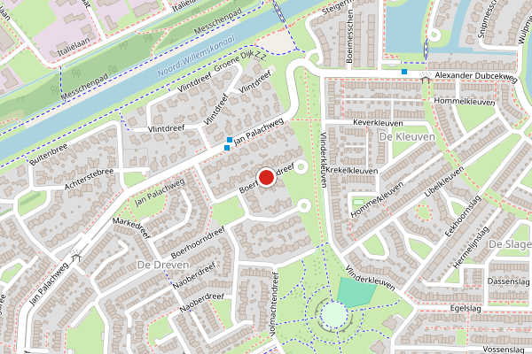 Brandweer-melding op Boerhoorndreef, Assen op 28 mei, kaart-overzicht
