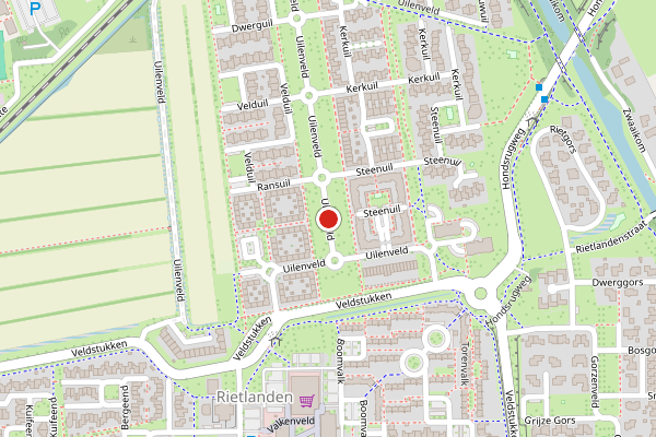 Brandweer-melding op Uilenveld, Emmen op 26 mei, kaart-overzicht