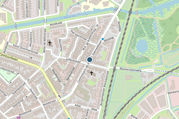 Politie-melding op Comm d Vos v Steenwijklaan, Meppel op 10 mei, kaart-overzicht