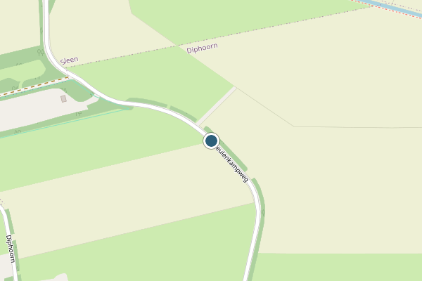 Politie-melding op Meulenkampweg, Noord-Sleen op 27 mei, kaart-overzicht
