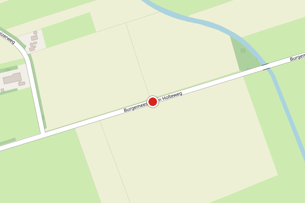 Brandweer-melding op Burg ten Holteweg, Dalen op 11 mei, kaart-overzicht