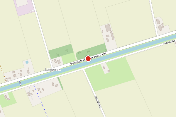 Brandweer-melding op Verl Hoogeveense Vaart, Geesbrug op 6 mei, kaart-overzicht