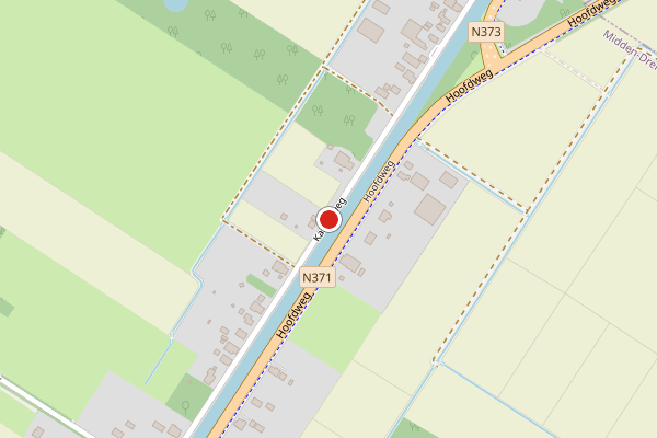 Brandweer-melding op Kanaalweg, Bovensmilde op 2 juni, kaart-overzicht