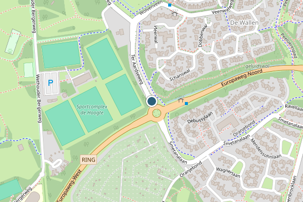 Politie-melding op Ter Aardseweg, Assen op 3 juni, kaart-overzicht