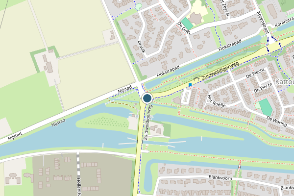 Politie-melding op Zuidwoldigerweg, Hoogeveen op 3 juni, kaart-overzicht