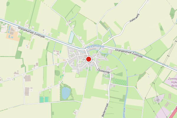 Brandweer-melding op raat, Hijken op 8 juni, kaart-overzicht