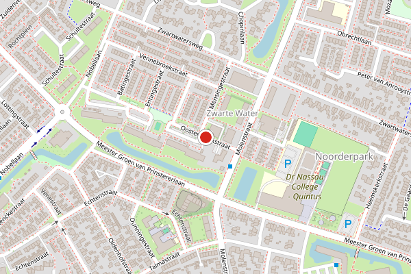 Brandweer-melding op Oosterbroekstraat, Assen op 9 juni, kaart-overzicht