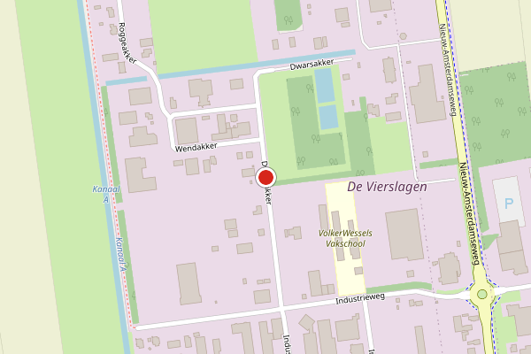 Brandweer-melding op Dwarsakker, Schoonebeek op 11 juni, kaart-overzicht