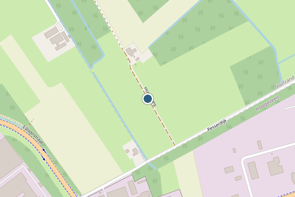 Politie-melding op Hoofdweg, Stuifzand op 11 juni, kaart-overzicht