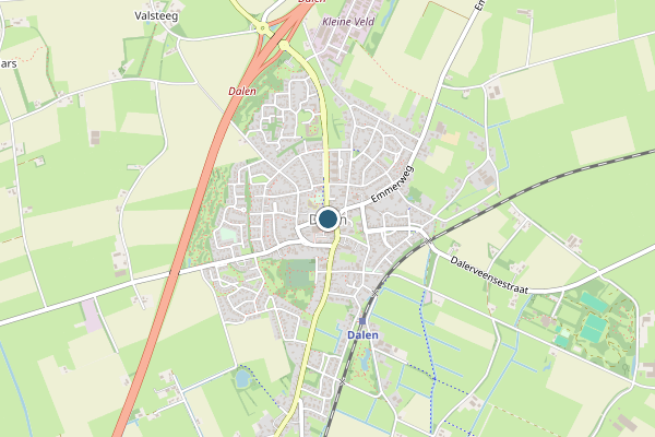 Politie-melding op te water, Dalen op 12 juni, kaart-overzicht