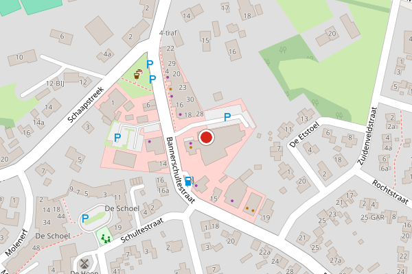 Brandweer-melding op Bannerschultestraat, Sleen op 14 juni, kaart-overzicht